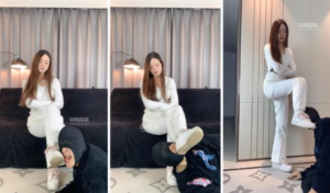 【女生也能很暴力】脏鞋抽耳光-白袜辱-97LZTD-8343077