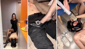 【芷涵】胶带捆绑-脏鞋辱-圣水-97LZTD-8343284