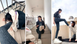 【千千】户外-楼道+天台处刑-97LZTD-8344715