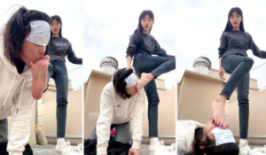 【千千】户外-楼道+天台处刑-97LZTD-8344715