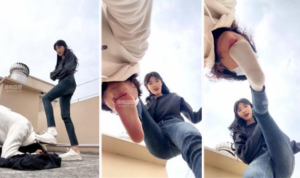 【千千】户外-楼道+天台处刑-97LZTD-8344715