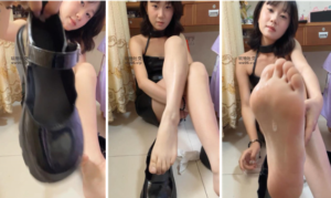 【第一视角】【茜茜】裸足皮鞋口水-97LZTD-8344747