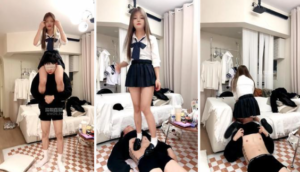 【小渔】JK小主白袜踢踹踩-97LZTD-8344755