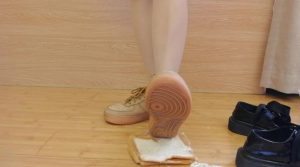 小皮鞋af1踩面包棉花糖口香糖