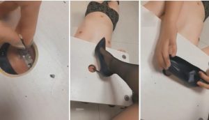 妆主虐待烟灰缸上