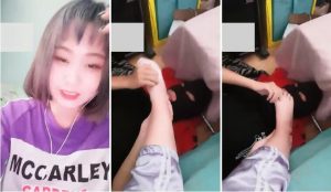 【00后冰冰女王】首次调教船袜恋足专场