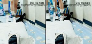 运动风少女，第一人称踩你（建议躺卧观看）