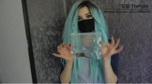 Helga Li 棉袜帆布鞋跺碾小青蛙