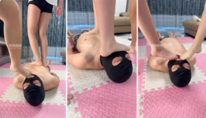 【足彩管】双S-学生主-轮流全体重踩踏-97LZTD-451381