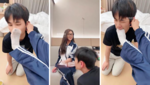 【直播调教视频】【万万】白袜学生主连环耳光-97LZTD-146821