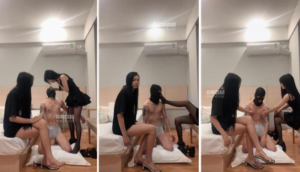 【直播调教视频】【恩恩】双S-纹身小妹的脚下奴【上】【双视角版】-97LZTD-146969