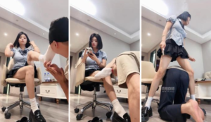 【兮皇】原味白袜+黑丝踩虐骚奴-97LZTD-146991