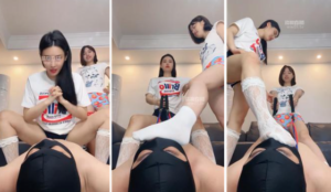 【松紫大大】双S-白袜脚站狗身上健身-97LZTD-34786