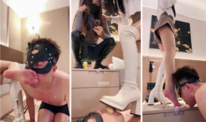 【Verin维因】双s长筒靴踩食踩踏【双视角版】-97LZTD-34807