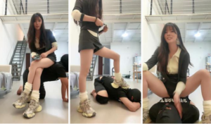 【苏明玥】踢踹虐打跑骚奴-97LZTD-34880