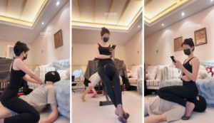 【婉儿】瑜伽裤腿绞室息玩弄-97LZTD-34914