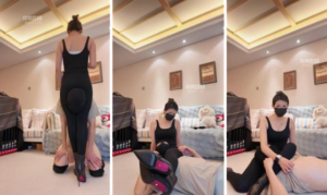 【婉儿】瑜伽裤腿绞室息玩弄-97LZTD-34914