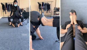 【77夫妻】柜姐圈养客户狗-97LZTD-35004