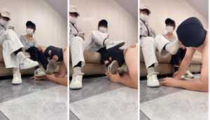 【足彩馆】双S-学生妹脏鞋棉袜踩[上]-97LZTD-35018