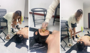 【声声】重口-强迫喂食呕吐物-97LZTD-35053