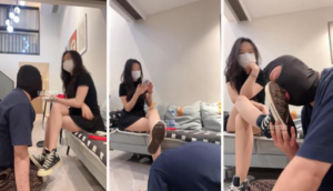 【萬一】帆布鞋肉丝调教-97LZTD-35092