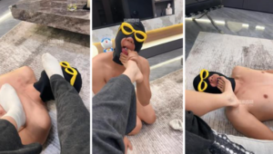 【零心】健身后原味白袜玩奴才-97LZTD-35104