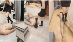 【坏坏】高跟长靴碾压踩踏-97LZTD-35130