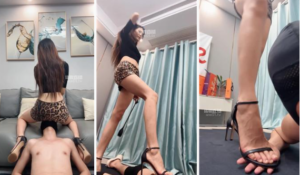 【Jony Z】狗爬犬化-高跟凉鞋踩-97LZTD-35142