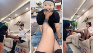 【领主】车模S-黑丝美腿踢踹虐打-97LZTD-35143