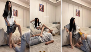 【皇家御姐】超美女神白棉袜气味虐【双视角版】-97LZTD-35180