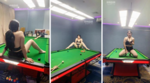 【轻熟女M】台球厅内群调骚母狗-97LZTD-35186