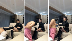 【阿芙乐尔】教训欠钱不还的无赖-踢裆夹头电棍按摩-97LZTD-35277