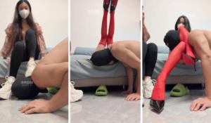 【桃欣大女主】闻舔脏鞋-腋下-坐脸窒息【双视角版】-97LZTD-35320