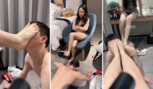 【圆圆S】双S姐妹花臭脚丫轮流品尝-97LZTD-35421