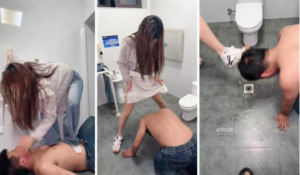 【晴川】深夜户外遛狗犬化场【双视角版】-97LZTD-35443