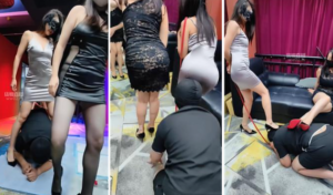 【咩祖】姐妹聚会多S群调群虐纹身男【完整版】-97LZTD-35446