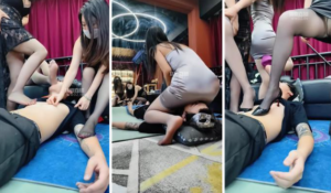 【咩祖】姐妹聚会多S群调群虐纹身男【完整版】-97LZTD-35446