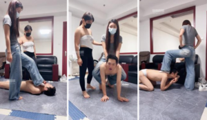 【晴川】双S-带白袜素人玩小骚【双视角版】-97LZTD-35451