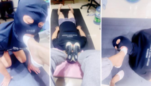 【涵曦s】原味船袜踩地毯奴-97LZTD-35559