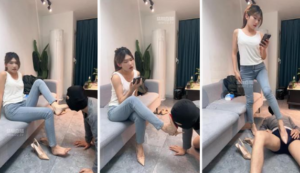 【云依】牛仔裤女神惩罚跑骚男友[上]-97LZTD-35561