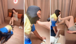 【丽娜】高跟丝袜美腿踩骚奴-97LZTD-35643