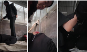 【77夫妻】犬舍玩狗脏鞋踢打【完整版】-97LZTD-35692