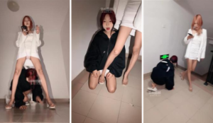 【小郁】情侣奴-奴下奴-楼道玩奴【双视角版】-97LZTD-35957