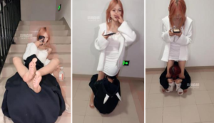 【小郁】情侣奴-奴下奴-楼道玩奴【双视角版】-97LZTD-35957