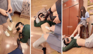 【奈米】赏赐圣水-带白袜妹妹玩狗-97LZTD-35961