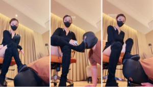 【曼伊】长靴捂臭脚丫强制闻-97LZTD-35987