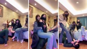 【南乔】3S-脏鞋白棉袜玩虐骚奴-97LZTD-35990