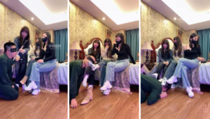 【南乔】3S-脏鞋白棉袜玩虐骚奴-97LZTD-35990