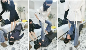 【文文文文】双S素人小姐姐暴力踢踹-97LZTD-35993