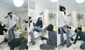 【文文文文】双S素人小姐姐暴力踢踹-97LZTD-35993